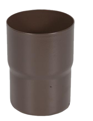 Детальное фото соединитель трубы, сталь, d-100 мм, коричневый, aquasystem